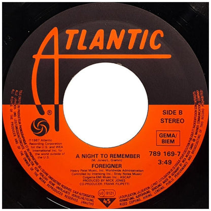 FOREIGNER - SAY YOU WILL | 7" SINGLE USADO