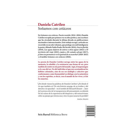SOÑAMOS CON CETÁCEOS (TAPA RÚSTICA) - DANIELA CATRILEO | LIBRO