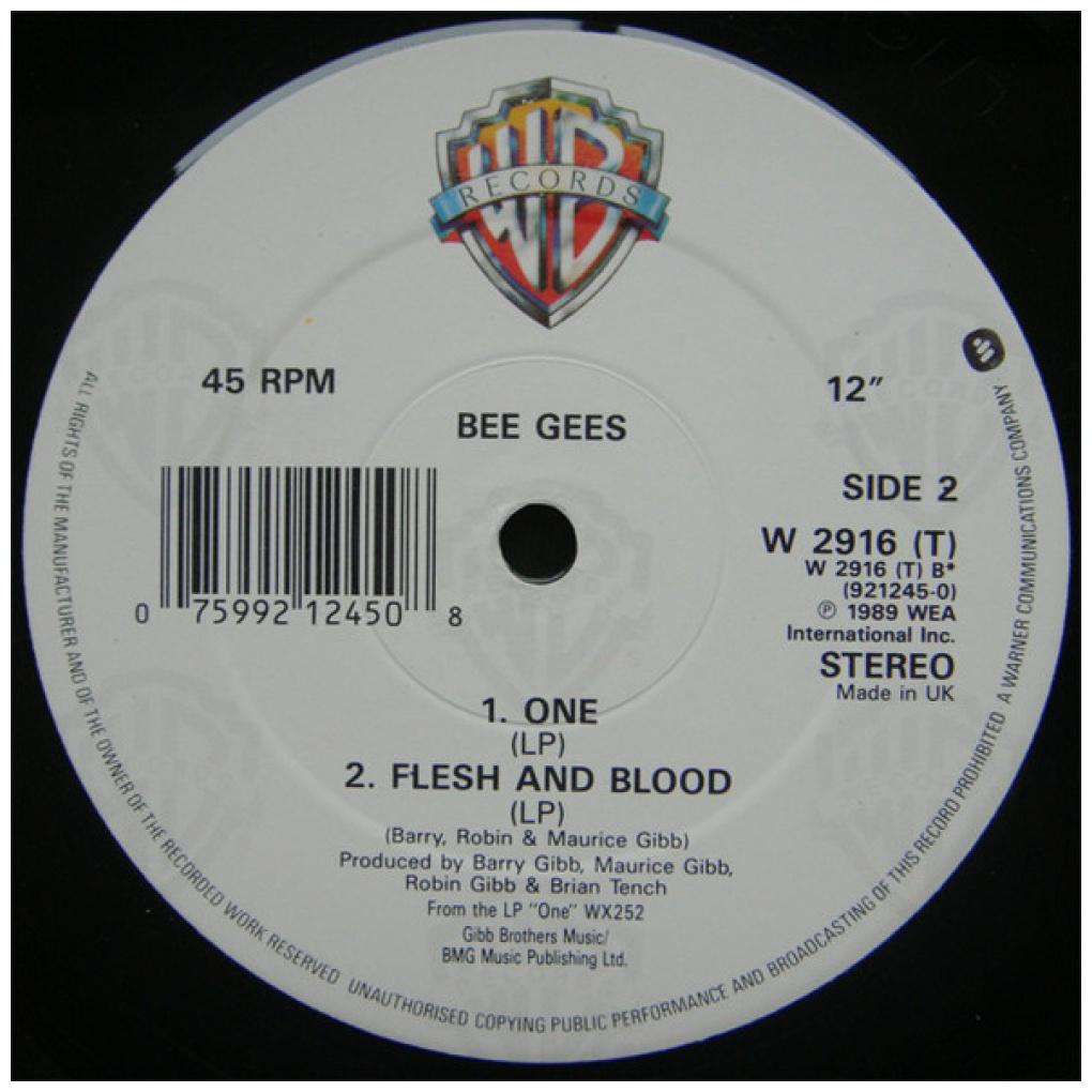 BEE GEES - ONE | 12'' MAXI SINGLE USADO