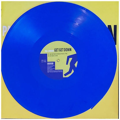 PAUL JHONSON - GET GET DOWN (BLUE ELECTIC MARBLED VINYL) | 12'' MAXI SINGLE