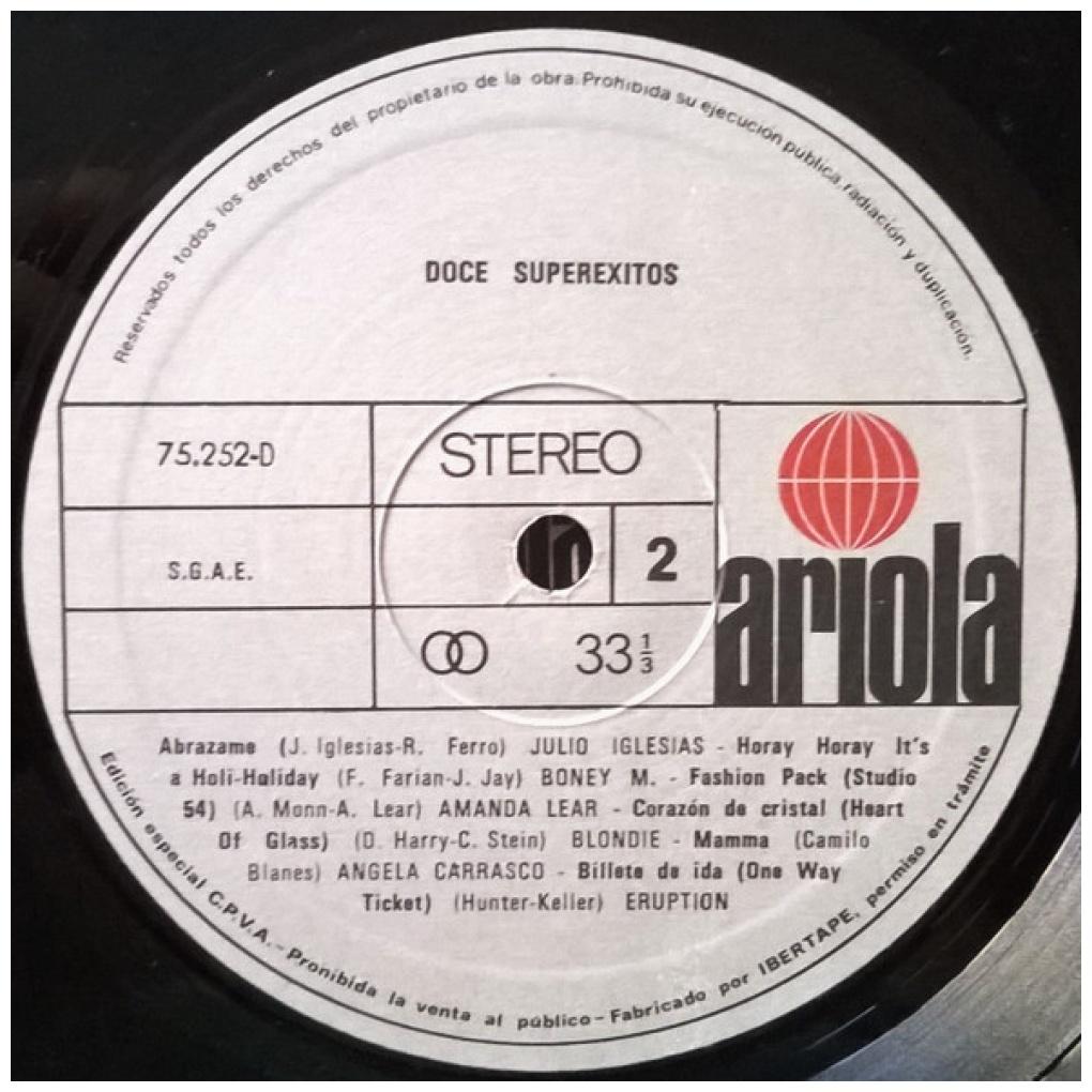 12 SUPEREXITOS - VARIOS ARTISTAS | VINILO USADO