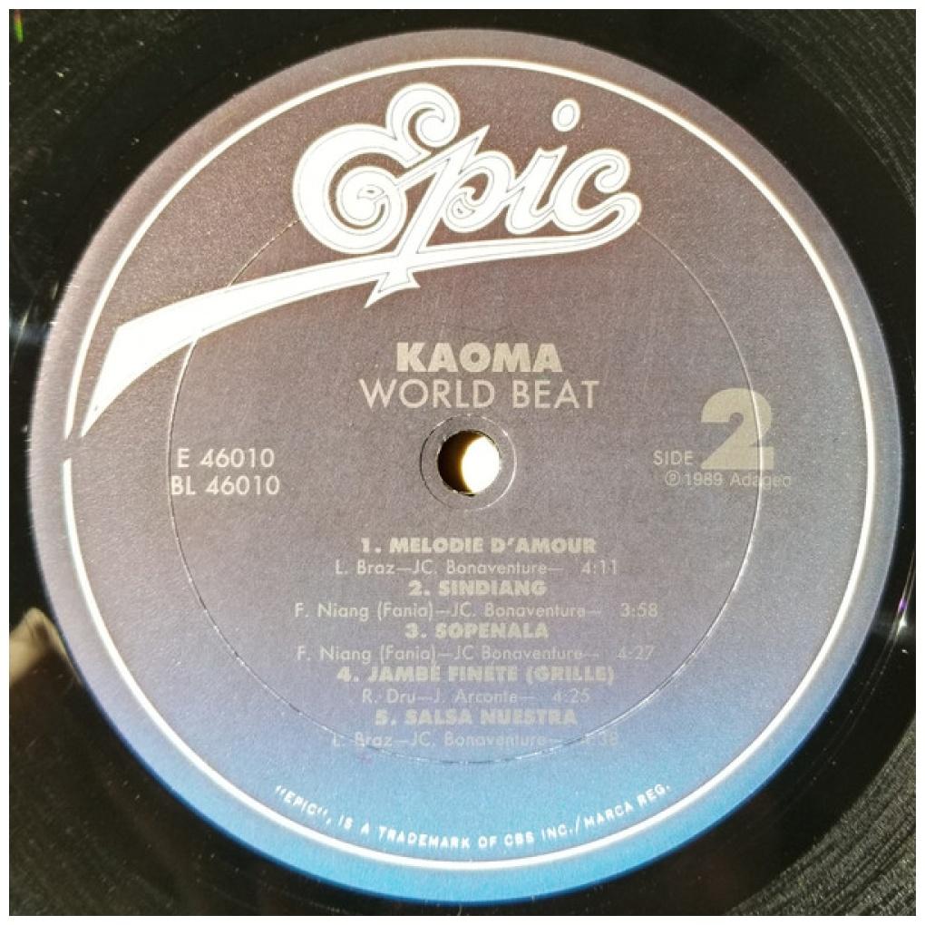 KAOMA - WORLDBEAT (VDE-NUEVO/SELLADO) (PROMO COPY) | VINILO USADO