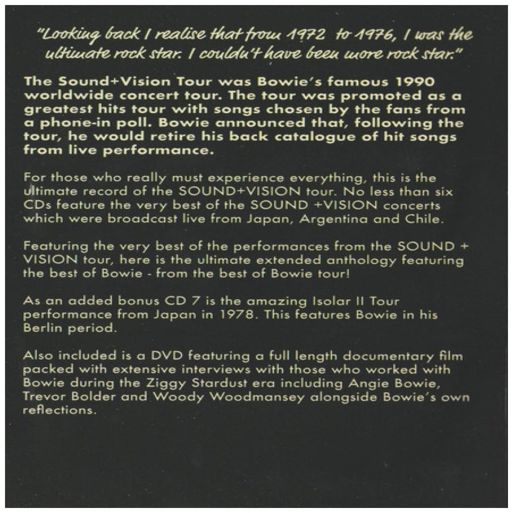 DAVID BOWIE - WE COULD BE HEROES (7CD+DVD) | CD