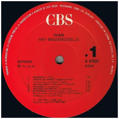 IVAN - HEY! MADEMOISELLE! | VINILO USADO