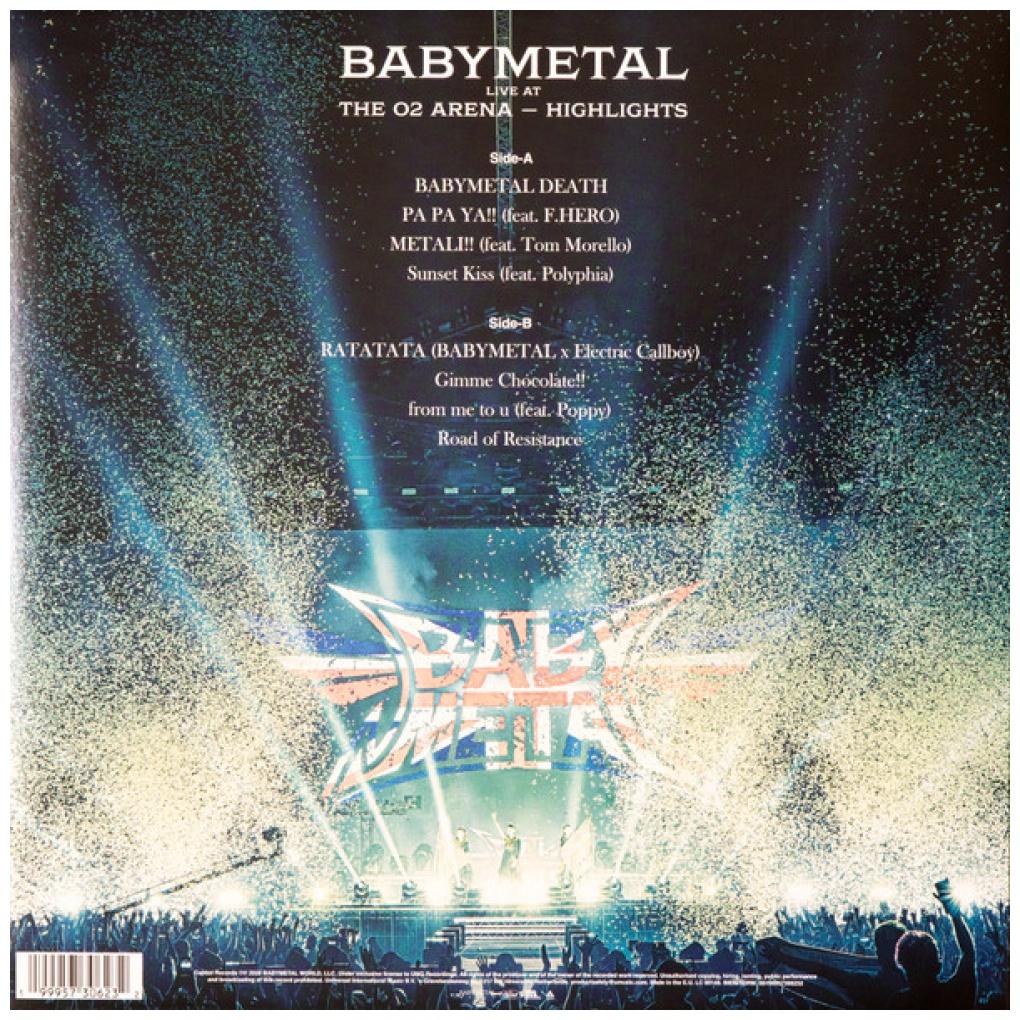 BABY METAL - LIVE AT THE O2 | VINILO