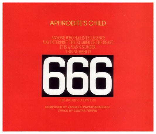 APHRODITE S CHILD - 666: THE APOCALYPSE OF (2CD) | CD