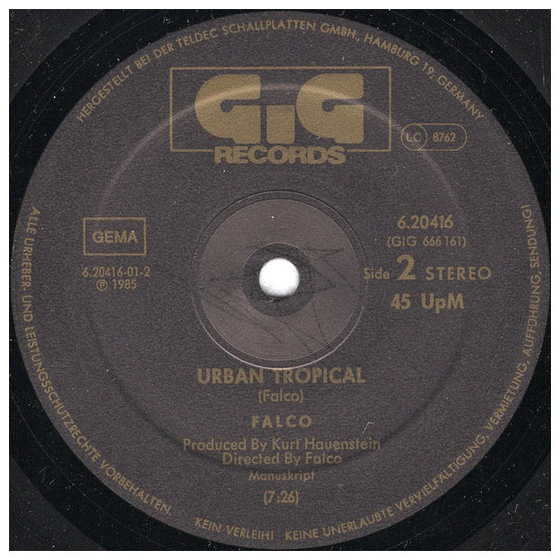 FALCO - ROCK ME AMADEUS | 12" MAXI SINGLE VINILO USADO