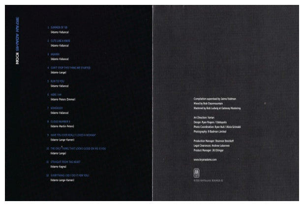 BRYAN ADAMS - ICON: THE BEST OF BRYAN ADAMS | CD